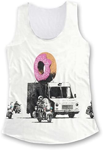 Banksy's Donut Police Women Tank Top, XXL