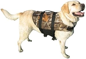 Treemax Four Camouflage Dog Life Jacket Size Small Dogs 15-20 Lbs by Paws Aboard