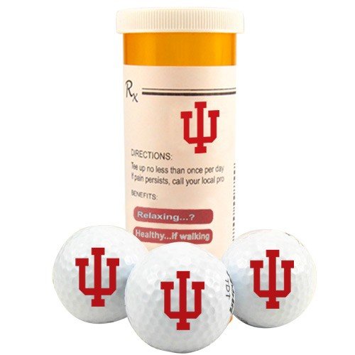 Indiana Hoosiers Rx 3-pack Golf Balls