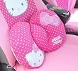 Hello Kitty Sanrio Comfortable Lumbar Back Cushion pink by H-M Shop