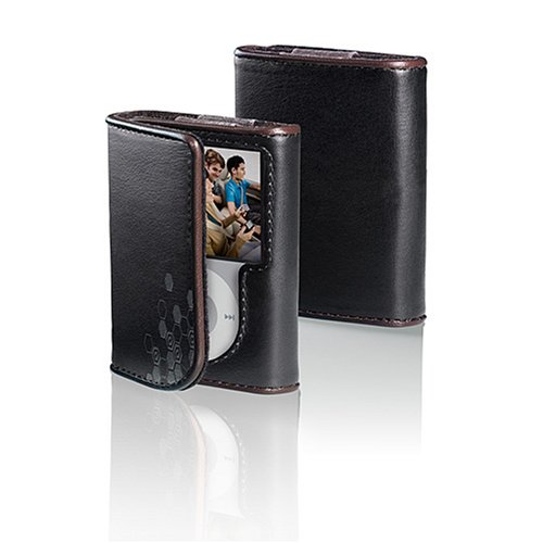 Childrens Toyshop   : Belkin iPod Nano 3G Leather Folio - Black/Chocolate