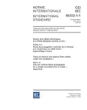 IEC 60332-1-1 Ed. 1.0 b:2004, Tests on electric and optical fibre cables under fire conditions - Part 1-1: Test for vertical flame propagation for a single insulated wire or cable - Apparatus