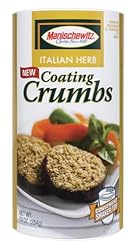 MANISCHEWITZ Italian Herb Flavored Coating Crumbs, 10-Ounce Tubes (Pack of 6)