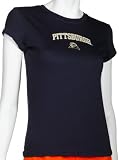 Soffe University of Pittsburgh Junior's Short Sleeve Tissue Tee