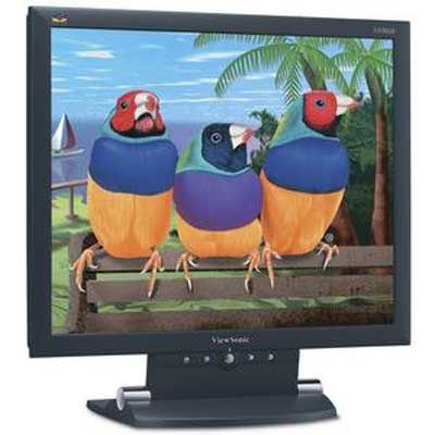 ViewSonic VA1903WB 19 Zoll TFT LCD-Monitor widescreen (Kontrast 700:1, 5ms Reaktionszeit) schwarz
