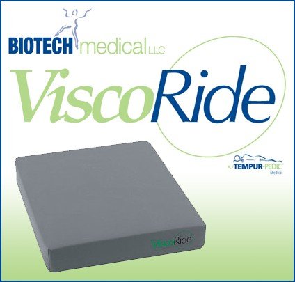 ViscoRide TEMPUR Wheelchair Cushion 16X18X3 (FREE Shipping)