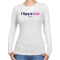 Pretty Little Liars Ladies I Spy Long Sleeve Slim Fit T-Shirt - White