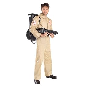 Buy Adult Costumes Rubies Men's Ghostbusters Costume With Inflatable Backpack