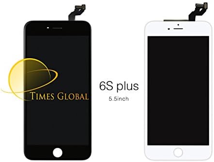 Times Global OEM iPhone 6S PLUS White LCD Display Touch Screen Digitizer Replacement + Free Tool kit and Tempered Glass Screen Protector (ship from CA, USA)