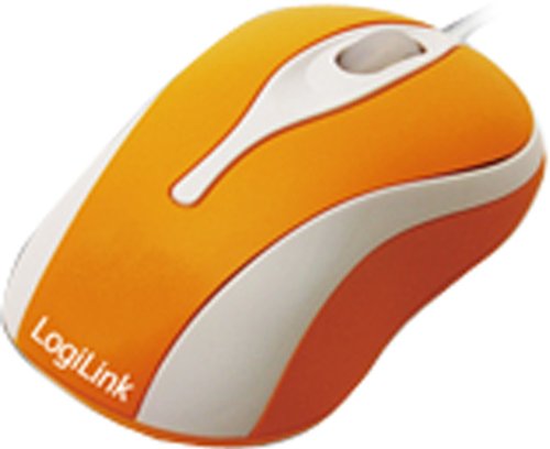 LogiLink Maus optisch USB Mini mit LED orange Preisvergleich