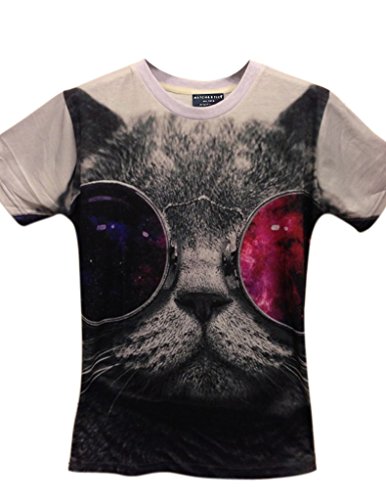 Match Men's Leopard Pompous Hipster Religious Hip Hop T-Shirts