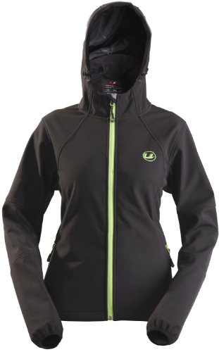 Ultrasport Damen Outdoor Softshell-jacke Estelle, schwarz/gr&uuml;n, S, 10049 Preisvergleich
