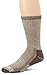 Dickies Men's 1 Pair Steel Toe Merino Wool Arch Compression Crew Socks, Brown, Shoe Size: 6-12