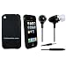 Cuffu 3g Combo Black Hi-fi Isolate Earphone / Anti Slip Armor Skin