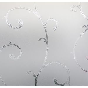 Etched Lace Window Film 24-by-36-Inch