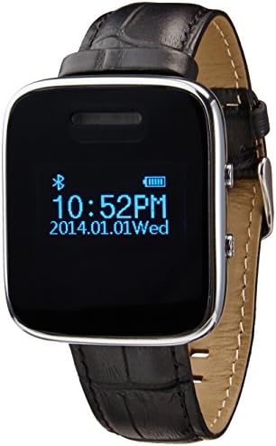 Victory Wireless Bluetooth Smartwatch with Caller ID, Black