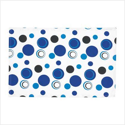 Blue Bubbles Placemat Set