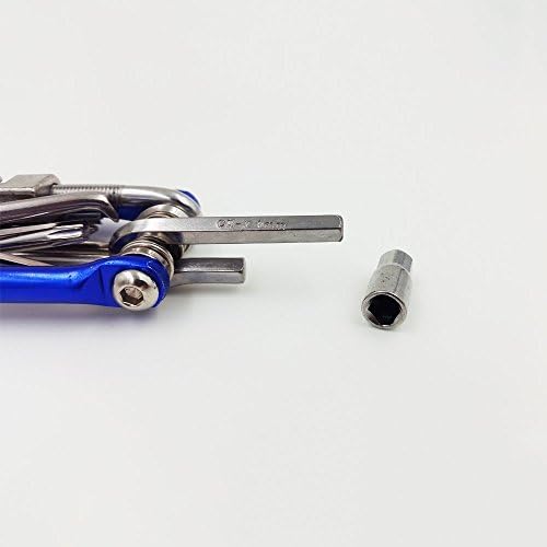 11 in 1 Bicycle Folding Tool Set Multifunction Repair Kit Allen Wrench Chain Cutter Tire Lever