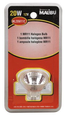 Intermatic ML20W11C 20 Watt MR11 Clear Halogen Bulb