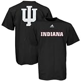 adidas Indiana Hoosiers Black Prime Time T-shirt
