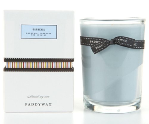 Paddywax Hand-poured Classic Gardenia Scented Candle In Glass, 8-Ounce