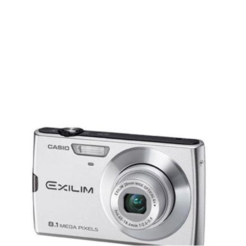 Casio Exilim EX-Z150SR 8MP 4x Zoom 3-Inch LCD Screen Digital Camera with 28mm Wide Angle Lens CCD-shift Image Optical Stabilizer (Silver)