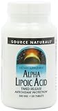 Source Naturals Alpha Lipoic Acid 300mg, 120 Tablets