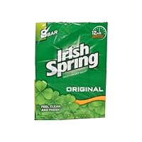 Irish Spring Original Deodrant Soap Unisex Soap, 3.75 Oz Bars, 8-Count
