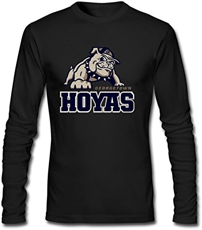 Men's College Football Team Patriot League Georgetown Hoyas Logo Long Sleeves T-Shirts