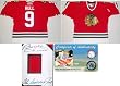 Bobby Hull Signed Blackhawks Reebok Red Jersey w/"The Golden Jet" Chicago Blackhawks