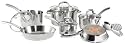 T-Fal Ultimate Stainless-Steel Copper-Bottom 12-Piece Cookware Set
