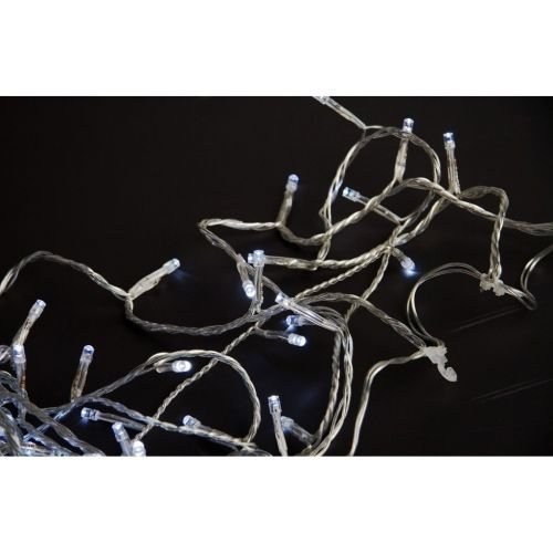 120 LED Lichterkette weiß Party Beleuchtung