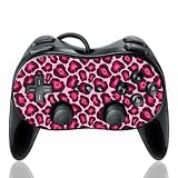 Design Skins for Nintendo Wii Classic Controller Pro - Pink Leo Design Folie