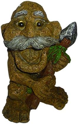 24201 Stone Troll Figurine, Medium, Brown/Grey