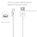 Cablex 3Pack 3FT 6FT 10FT 8 Pin lightning to USB Cable Sync and Charging Cable Cord for iPhone 6/6s/6 plus/6s plus, 5c/5s/5/SE, iPad Air/Mini, iPod Nano/Touch iOS9 (White)