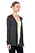 Cordiu Women's Rayon Jersey Open Front Drape Cardigan