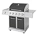 Dyna-Glo DGE Series Propane Grill, 5 Burner, Gunmetal