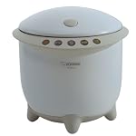 Zojirushi NS-XBC05WR Rizo Micom 3-Cup Rice Cooker and Warmer, White