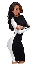 Plus Size Long Sleeves Polyester/Spandex Bandage Dress/Bodycon Dress/Club Dress/Party Dress 