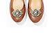 Vintage Style Shoe Clips Caroline Brushed Gold