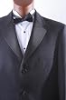 Men's Single Breasted Three Button Black Tuxedo