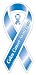 Colon Cancer Blue Ribbon Magnet