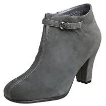 Aerosoles Women's Patrole Car Ankle Boot,Dark Grey Suede,6.5 M US
