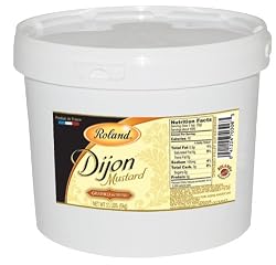 Roland Grained Dijon Mustard, 11-Pound Plastic Pail