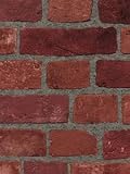 Surface Illusions SF084793 Red Brick Vinyl Wallpaper BC1583056