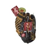 Derek Jeter Logo Youth Glove - Black/ Tan (11")