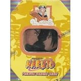 Naruto Premium Trading Cards Collector Tins - Gold Markings - (8 Packs Plus N5 -ANIME MOTION CARD - RIVALRY) (Collect All 5 Exclusive Naruto Anime Motion Cards)