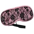 Sleep Masque Dusty Pink Satin & Black Lace