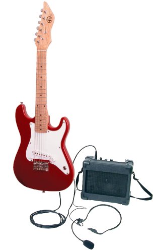 Student Mini-Electric Guitar Package (Metallic Red)