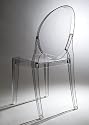 Furniture online: Victorian Crystal Chair Armless Ghost Chair